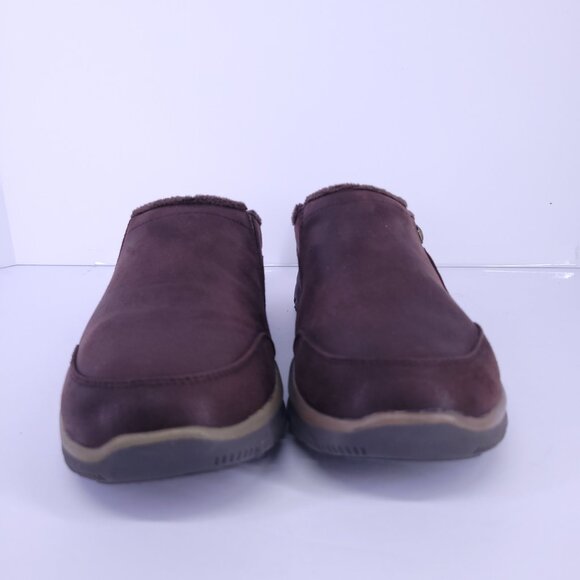 Skechers Easy Going Latte Women's 8 Chocolate Faux Fur Clogs Slip On Memory Foam - Picture 5 of 12